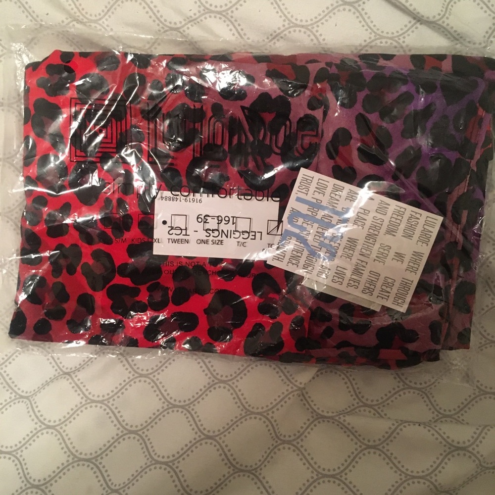 LLR Americana leopard print leggings